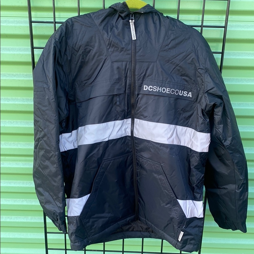DC Black and White reflector Jacket